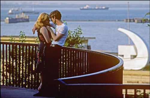 Sevgililər limanda. Odessa. SSRİ. Yay, 1982-ci il