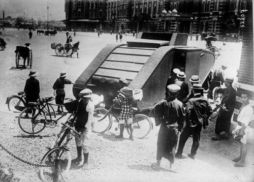 Yaponiyada Britaniya tankı, 1918-ci il