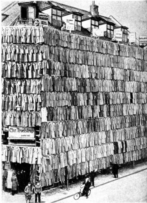 Kopenhagendə palto satışı, Danimarka, 1936-cı il