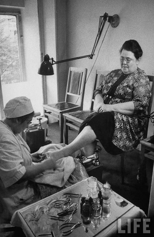 Pedikür. SSRİ, 1950-ci illər