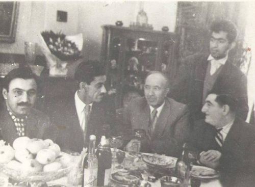 Nurəddin Babayev, Bəxtiyar Vahabzadə, Mir Cəlal Paşayev, Cəfər Xəndan, Hafiz Paşayev