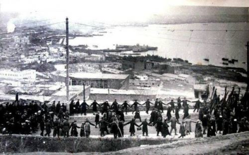 Cəfər Cabbarlının dəfni. Bakı, 1935-ci il