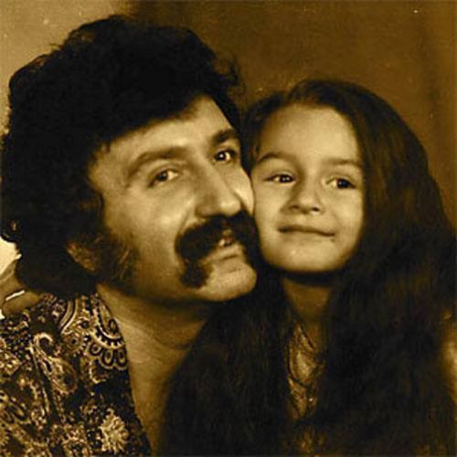 Vaqif Mustafazadə və qızı Əzizə Mustafazadə