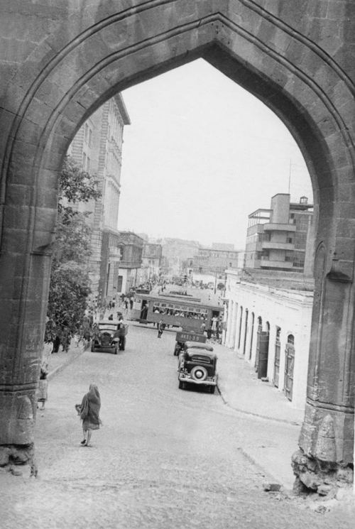 Qala qapılarından görünüş, Bakı. 1946-cı il