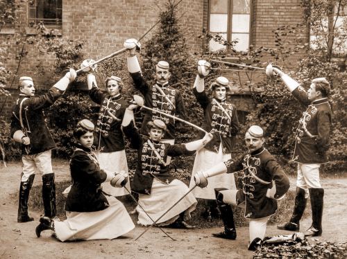 Alman qılıncoynadanları. Almaniya, 20-ci əsrin başlanğıcı