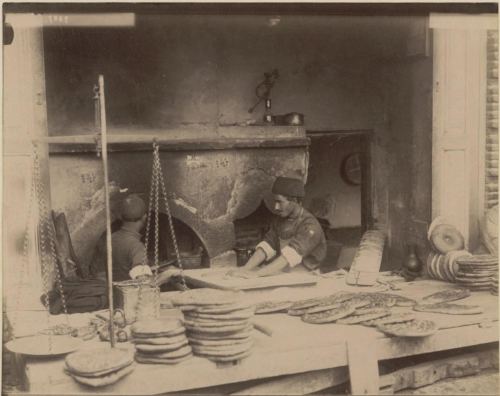 Gəncədə çörəkçixana, 1900-cü il