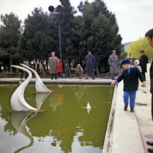 Dənizkənarı bulvarda, Bakı, 1967-ci il