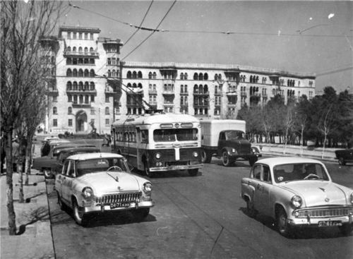 Neftçilər prospekti, Bakı. 1960-cı illər