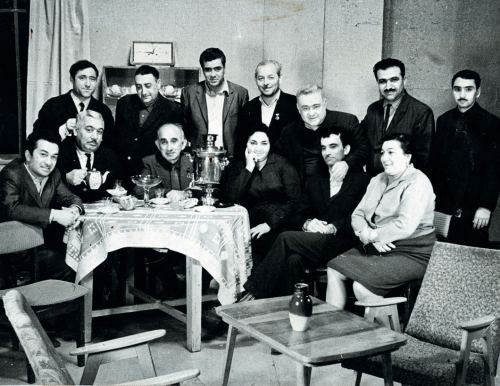 Dəyərli sənətkarlar bir yerdə