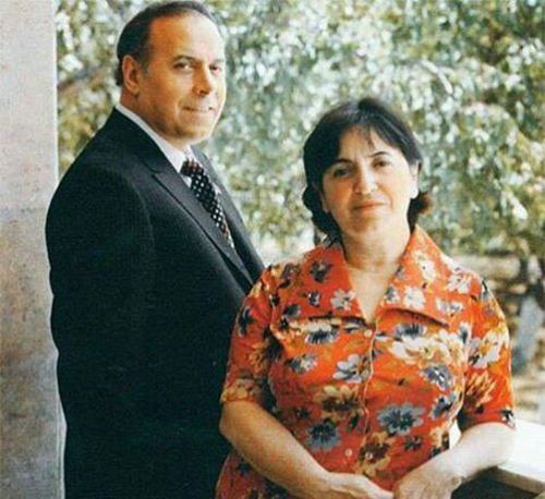 Heydər Əliyev və xanımı Zərifə Əliyeva