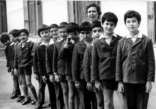 160 nömrəli məktəbin şagirdləri, Bakı. 1974-cü il