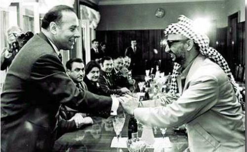 Heydər Əliyev və Yasir Ərəfat, 1975-ci il