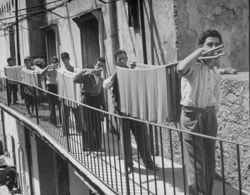 Makaron fabriki, Neapol, 1934-cü il