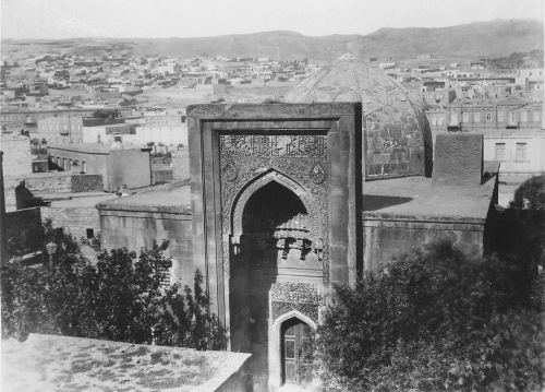 İçərişəhərin ümumi görünüşü. Bakı, 1910-1920-ci illər
