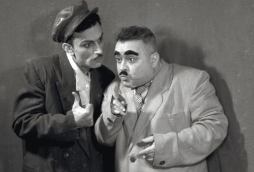 Məşhur aktyorlar Bəşir Səfəroğlu və Lütfəli Abdullayev