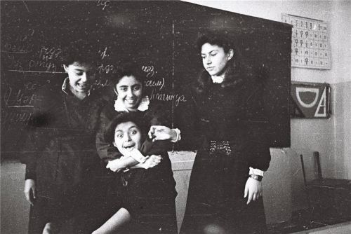 6 nömrəli məktəbin şagirdləri, Bakı. 1989-cu il
