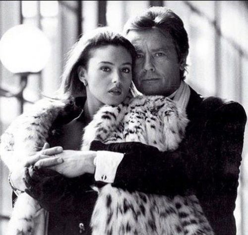 Monika Belluççi və Alen Delon