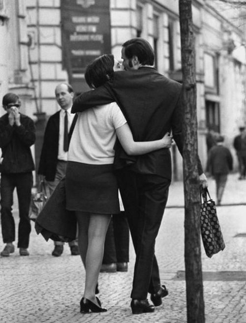 Gənc cütlük. Moskva, 1972-ci il