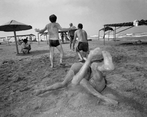 Şıxov çimərliyi, Bakı. 1989-cu il